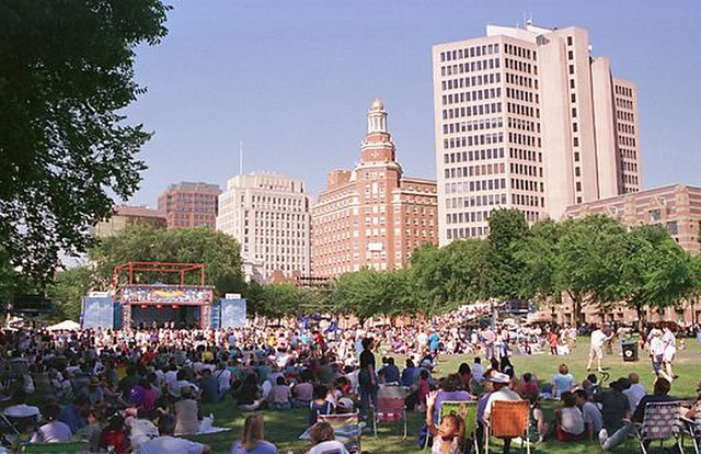 The Green is a popular venue for festivals