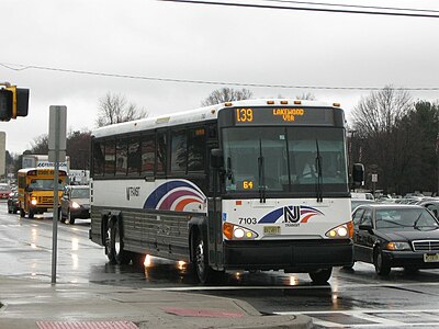 List of NJ Transit bus routes (100–199)