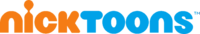 Logo Nicktoons Network di Britania Raya. Di Amerika Serikat, logo ini diberi sedikit perubahan dengan warna biru diganti merah.