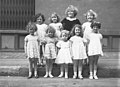 Girls at a Shirley Temple lookalike contest in Sydney, 1934.