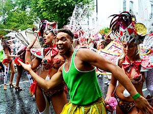 Notting Hill: Storia, Il Carnevale Caraibico, Caratteristiche topografiche e architettoniche