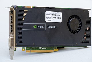 Nvidia Quadro Nvidias brand for graphics cards intended for use in workstations running professional CAD, CGI, and DCC applications