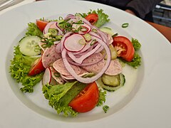 Wurstsalat (de) de cuisine allemande