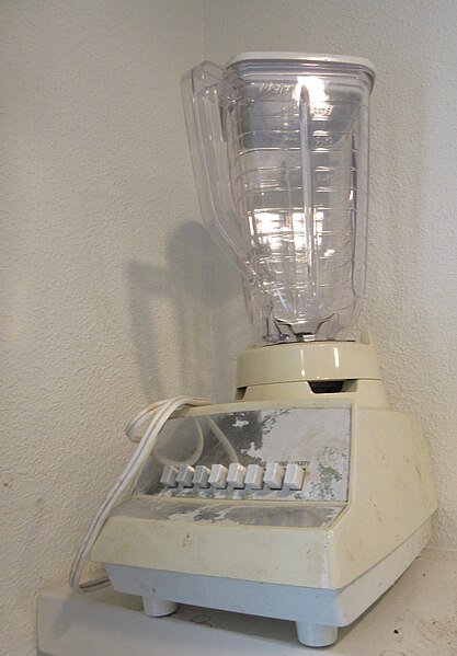 File:Old blender on shelf in New Orleans kitchen.jpg