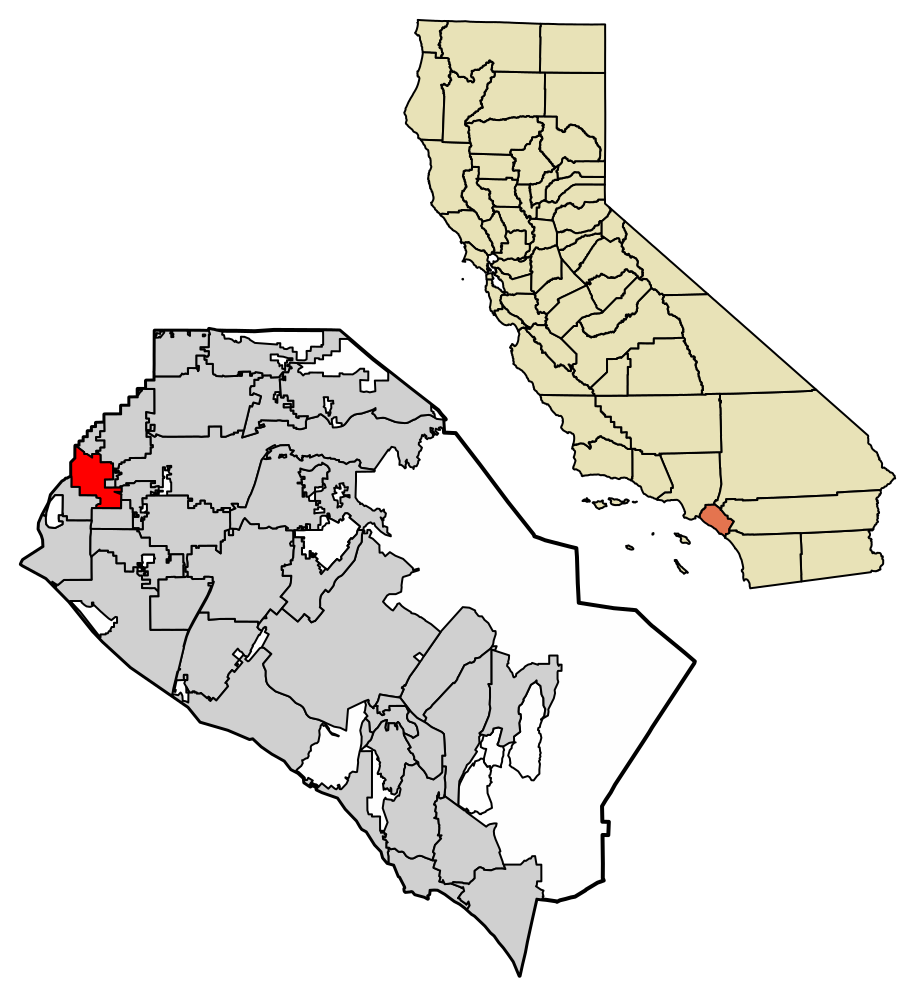 The population density of Cypress in California is 2787.29 people per square kilometer (7220.85 / sq mi)