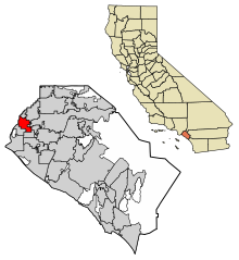 Orange County California Incorporated and Unincorporated areas Cypress Highlighted 0617750.svg