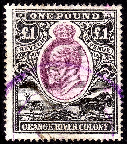 File:Orange River Colony £1 stamp.jpg