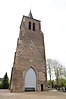 Overzicht toren van de in 1926 afgebroken middeleeuwse Sint Pancratiuskerk - Hoogeloon - 20528522 - RCE.jpg