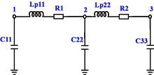 The corresponding PEEC circuit. PEEC Circuit.png