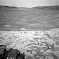 2014年11月13日，好奇號查看的「帕倫普丘陵」沙丘。