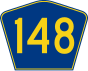 Highway 148 marker