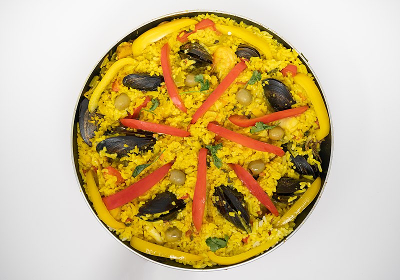 File:Paella de fruit de mer.jpg