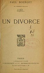 Vignette pour Un divorce