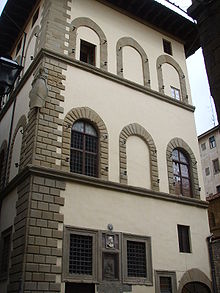 Palazzo Rosselli del Turco, by the architect Baccio d'Agnolo, in Borgo Santi Apostoli, Florence Palazzo Borgherini-Rosselli del Turco 02.JPG