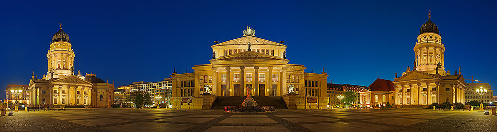 Panorama Gendarmenmarkt Berlin (Kandidat für das UNESCO-Welterbe in Berlin; Geschichte)