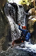 canyoning, dans les Gorges de la Siagne