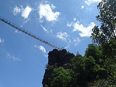 Dessous depuis le bas de la vallée.