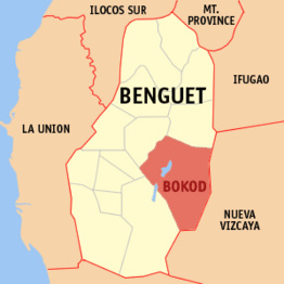 Kaart van Bokod
