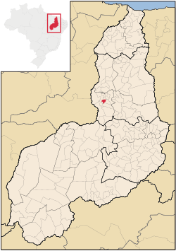 Location in Piauí  state