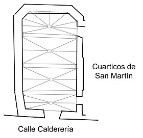 Junto a la basílica los Cuarticos de San Martín