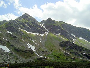 View from the Świnicka Przełęcz mountain pass