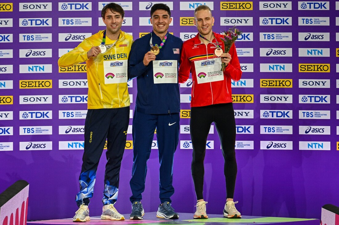 800 mètres masculin aux championnats du monde d'athlétisme en salle 2024