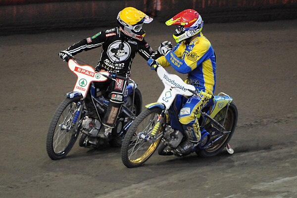 Hampel (left) in Zielona Góra colours (2014)