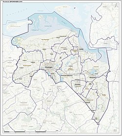 Topographie von Groningen