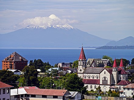 Puerto Varas in southern Chile, shows German influence in its architecture.