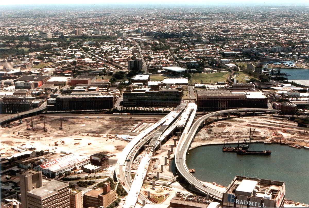 Вестерн сидней централ. Мост Пирмонт в Сиднее. Сидней 1980. Сититуннель. North West Construction.