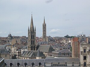 Vue du centre-ville depuis le toit de la Chambre de commerce et d'industrie