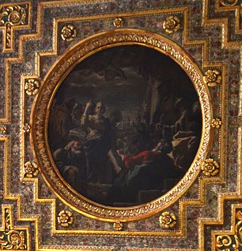 Cinquième transept de plafond en toile San Pietro a Majella.jpg