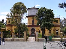 19th-century Quito Astronomical Observatory is located 12 minutes south of the Equator in Quito, Ecuador. Quito Observatory.JPG