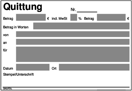 Quittung Wikiwand