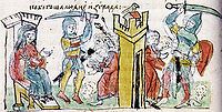 Fourth revenge of Olga: Burning of Derevlian capital Iskorosten