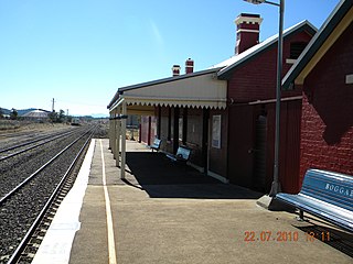 <span class="mw-page-title-main">Boggabri railway station</span> Railway station in New South Wales, Australia