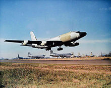 A SAC RC-135 Recon Aircraft of the 6th Strategic Reconnaissance Wing