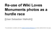 Miniatuur voor Bestand:Re-use of Wiki Loves Monuments photos as a hurdle race.pdf