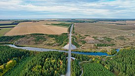 Мост через Реж в районе деревни Сохарёво