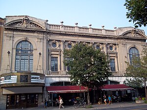 The front facade of the Rialto Theatre