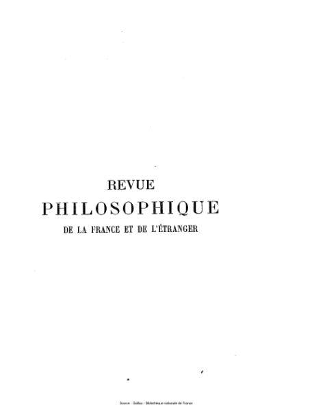 File:Ribot - Revue philosophique de la France et de l’étranger, tome 37.djvu