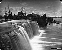 Vodopády Rideau Falls, Ottawa, Canada