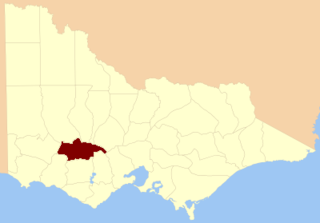 County of Ripon Cadastral in Victoria, Australia