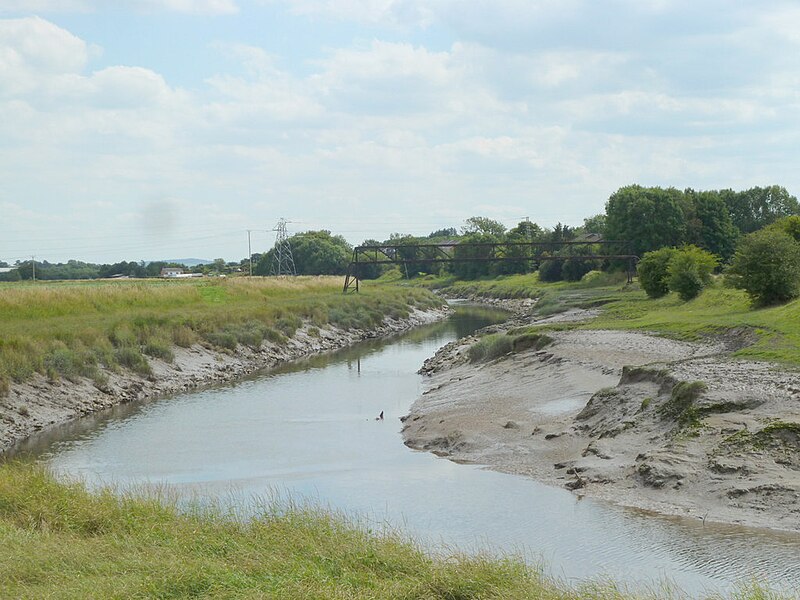 File:River Douglas between Marsh Farm and Mill Hill Farm, Much Hoole - geograph.org.uk - 4605645.jpg