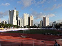 Rizal Memorial Football Stadium - field, bleachers area (Malate, Manila; 11-27-2019).jpg