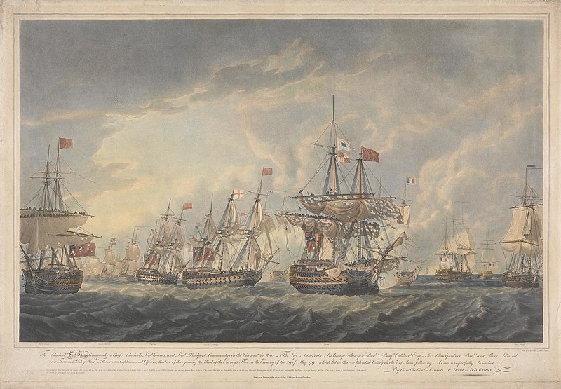 File:Robert Dodd - Howe's Victory off Ushant - B1977.14.11454 - Yale Center for British Art.jpg