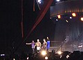 Ron Wood, Charlie Watts, Mick Jagger and Keith Richards, concert in Nice, 2006