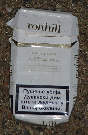 Tobacco Packaging Warning Messages