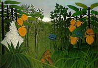 Henricus Rousseau, The Repast of the Lion, c. 1907