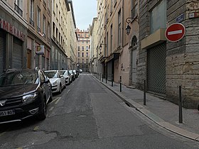 A Rue Coustou (Lyon) cikk szemléltető képe